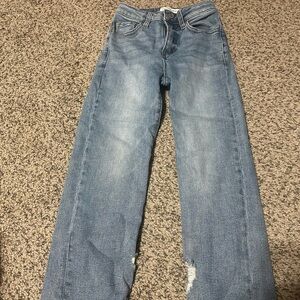 Girls Flying Monkey Light Blue Denim Jeans